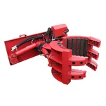 Skid Steer Hidraulic Rock and Tree Handler